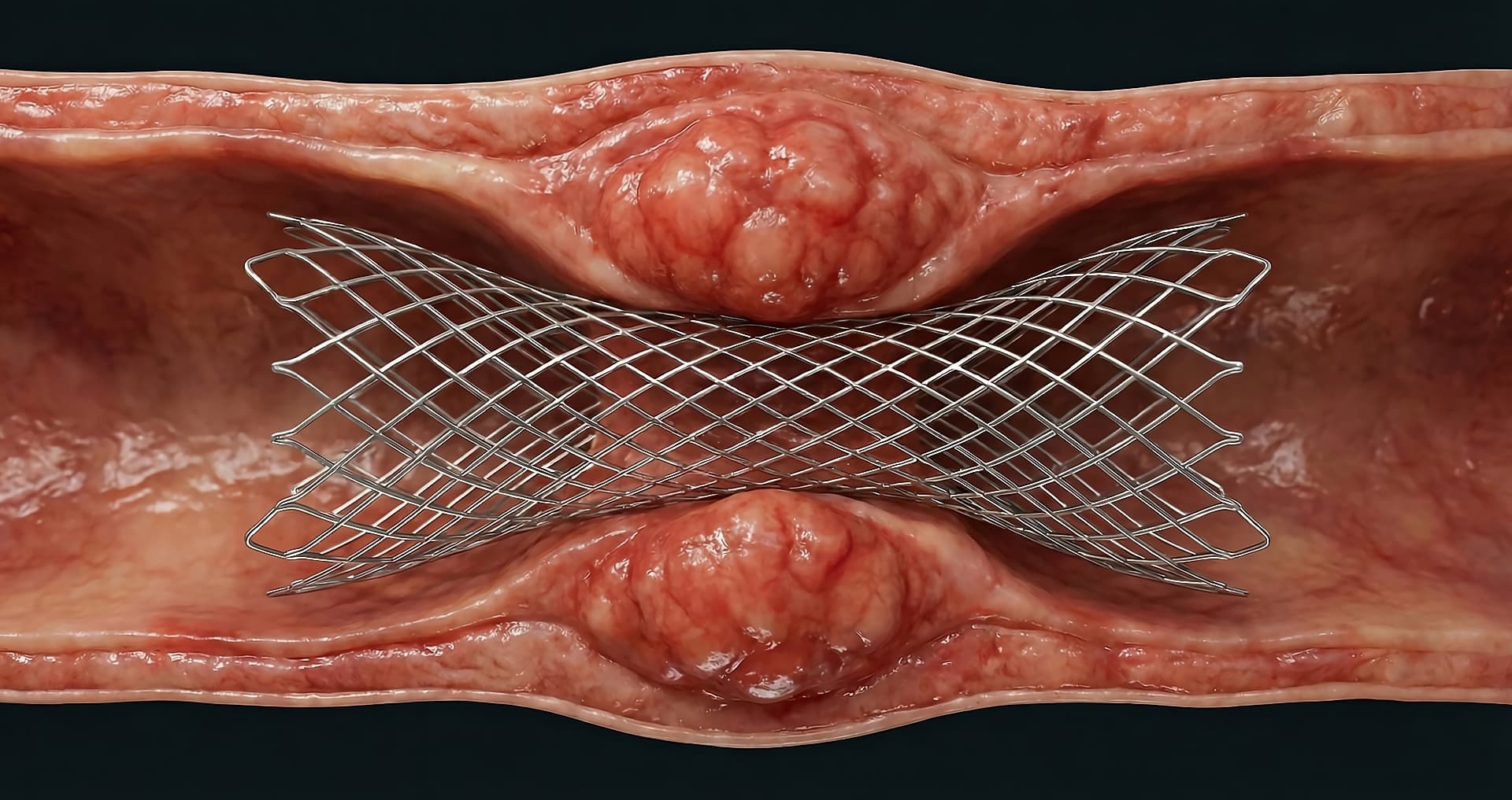 Stenting of the bile duct during ERCP